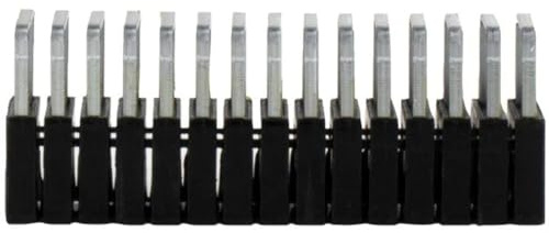 Arrow 591189BL Insulated Staples (300) 8x8mm - Black, Silver