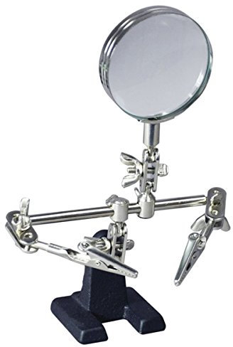 Electrovision Y057 Helping Hands with Magnifier Lens & 2 Articulated Arms, 60mm