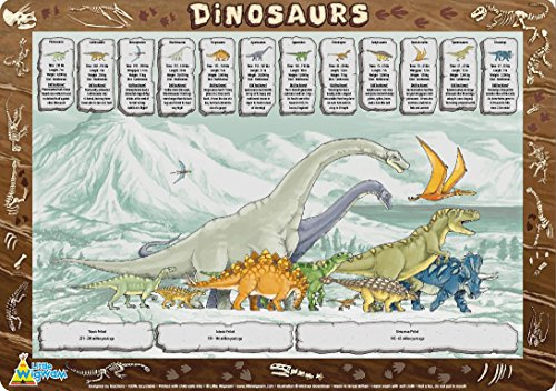 Little Wigwam Dinosaurs Placemat Multicolor
