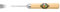KIRSCHEN Werkzeuge 3127014 | Bildhauerbeitel mit Weißbuchenheft Stich 6, gebogen - 14mm