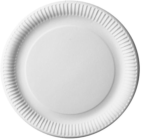 PAPSTAR 1 Karton = 5x50 Teller, Pappe rund Ø 29 cm Weiss 11740