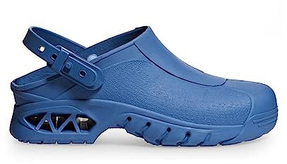 ABEBA 9610 AUTOKLAVIERBARE CLOGS Verstopfen, OB, A, E, SRC, Blau, Größe 38