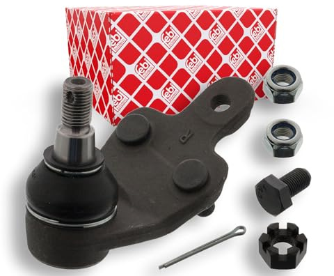 febi bilstein 43076 Traggelenk mit Kronenmutter und Splint, 1 Stück | Kompatibel mit: TOYOTA AURION, CAMRY Stufenheck, CAMRY Stufenheck