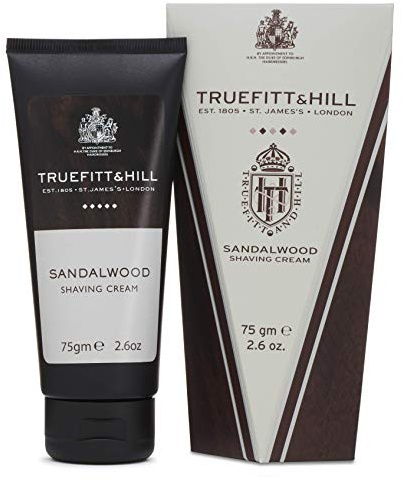 TrueFitt & Hill 75g New Sandalwood Shave Cream Tube