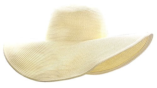 Ayliss Frauen-Derby-Schlapphut mit Breiter Krempe, Strand-Strohhut, 4 Farben