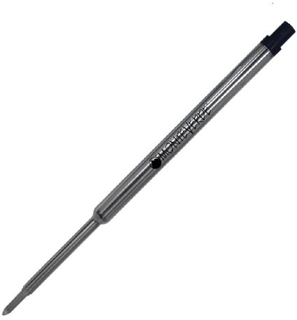 Monteverde Soft Roll Kugelschreiberminen für Waterman-Kugelschreiber, M-Spitze, Schwarz, 2 Stück