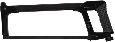 SW-Stahl 70250L Profi-Sägebogen Verstellbar - Metallsäge mit Sägeblatt | Bügelsäge aus Vierkantrohr mit Gummihandgriff, 300 mm Blattlänge, Maße 395 x 130 x 26 mm, Gewicht 0,6 kg, Handsäge