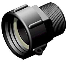 CPP Raccord femelle 2 S60x6 - male 1-1/2 filetage gaz