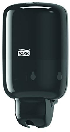 SCA Tork 561008 Mini Spender für Flüssigseife, Schwarz (12-er Pack)