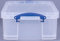 Really Useful Box 18-Liter-Klarsichtbox - Transparent, Recycelbar, Stapelbar, Langlebig, Sicher, Umweltfreundlich und Ergonomisches Design - (18L x 4er Mega-Angebot)