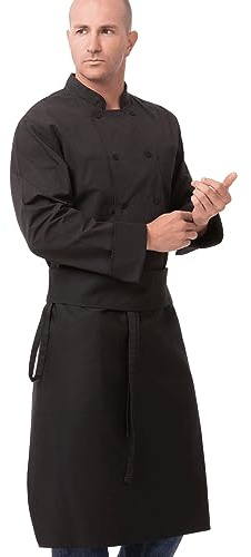 Chef Works A577 Executive Chefs Tablier effilé Noir