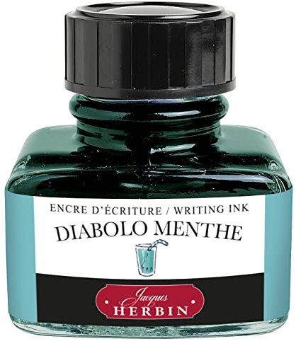 J.Herbin 13033T Tinte für Füller, 30 ml, pfefferminzgrün