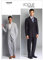 Vogue Patterns V8988 MUU 34/36/ 38/40 Mens Jacket and Pants, Multi-Color