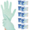 FRANZ MENSCH 1000x Hygostar Einweghandschuhe Safe Light, Einmalhandschuhe Größe L, reißfeste Nitrilhandschuhe, puderfrei, latexfreie Gummihandschuhe, Handschuhe Einweg, Mintgrün in S, M, L, & XL