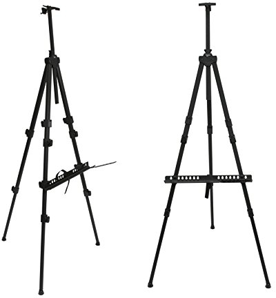Paintersisters® RIO Feldstaffelei aus Aluminium, Dreibein Staffelei für Plein Air und Landschaftsmalerei sowie für Zuhause (Standard)