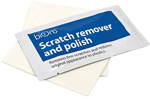 biOrb 46026 Kratzerentferner Set - Politur Set, Einsatz an Außen- und Innenseite von biOrb-Aquarien, entfernt Kratzer und Verunreinigungen