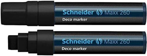Schneider Novus 126001 Deco-Marker 260, 4+12 mm, schwarz
