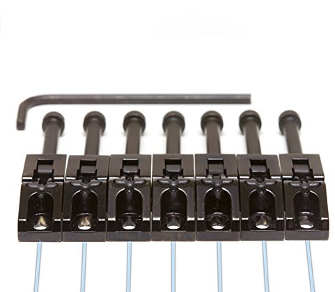 graph tech GT PN 0080 B7 Ghost Floyd Rose Saddles (7-Stück) schwarz