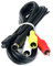 TV Lead for Sony HDR-SR12E HD Hard Disk Drive Handycam Camcorder - AV/AUDIO VIDEO Connecting Cable - Length: 1.5m