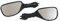Spiegel Set mit E-Nummer für Kawasaki Ninja ZX-6R (ZX600G ZX600JJ ZX636) ZX-9R (ZX900CC ZX900EE ZX900EF) und ZZR 600 E (ZX600E)