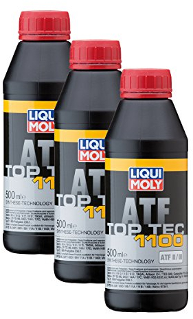 3x LIQUI MOLY 3650 Top Tec ATF 1100 Automatik Getriebeöl