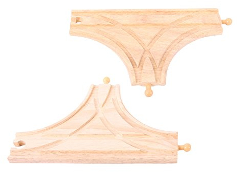 Bigjigs Rail T-Kreuzung (Pack von 2)