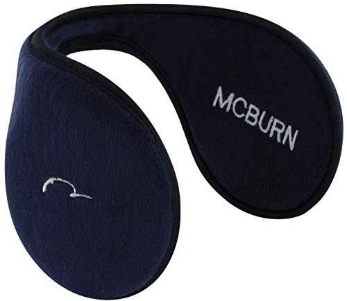 McBURN Earband Basic Ohrenwärmer Damen/Herren - ohrenwärmend Ohrenband Herren Herbst-Winter - One Size blau