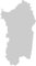 Samunshi® Sardinia Aufkleber Insel Sardinien 8,1 x 15cm silbermetalleffekt