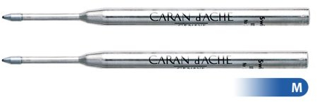 Caran D'ache Goliath 8422 Kugelschreibermine, Blau, Größe M, 2 Stück