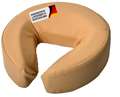 Kopfpolster aus Kunstleder für die Massage- & Behandlungsliege in Beige