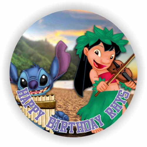 Birthday Bazaar Lilo & Stitch # 1 Cake Topper : 7.5 Icing