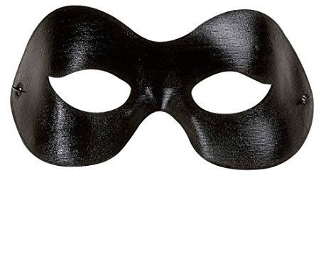 NET TOYS Schwarze edle Maske Zorro Augenmaske schwarz Superheld Karnevalsmaske Venezianische Maskerade Faschingsmaske Maskenball Accessoire Kostüme Zubehör