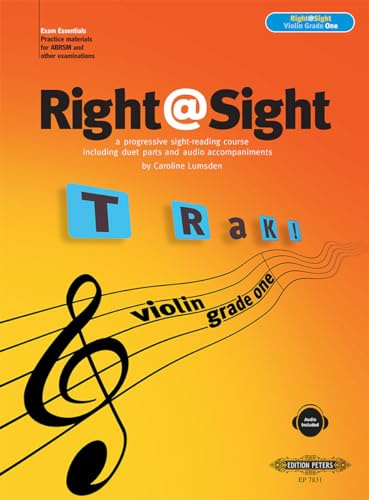 Right @ Sight for Violin Grade 1 (EP7831) Sight-reading [Right at Sight] Book with Downloadable Audio