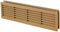 Door Air Vent Grille 460x135mm (18.1x5.3inch) Double Sided OAK Ventilation Cover ABS Plastic