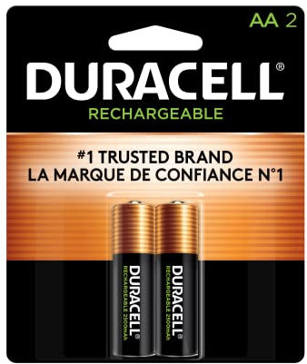 Duracell NL1500B2N001 Rechargeable AA Batteries (Pack of 2)