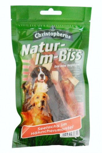 Christopherus | Natur-Im-Biss Seelachs im Hähnchenmantel | 12 x 70 g