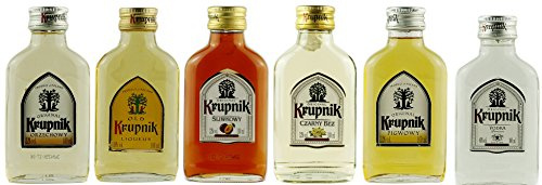 Geschenkset 6 x Mini Krupnik | Geschenkidee | Polnische Wodkas | 6 x 0,1 Liter