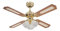 Westinghouse Princess 105 cm Modern Ceiling Fan with Dual Effect, Polished Brass, 4 Blades, 3 Speeds, Touch Control, Indoor Use, 45W, Low dB Noise, 10 Year Guarantee