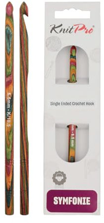 KnitPro Symfonie Single Ended Crochet Hook | 6.50mm