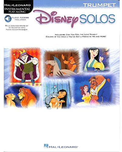 HAL LEONARD - Disney Solos für Trompete - Notenbuch: 12 bekannte Disney-Lieder als Solo für Trompete (Leicht)