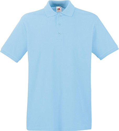 Fruit of The Loom Premium Polo Sky Blue 2XL