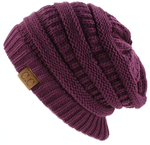 C.C Berretto unisex, Viola, taglia unica