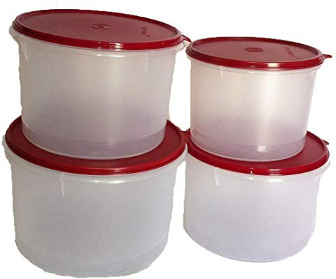 Tupperware super storer set, large 1 pc(5 lt) , medium 2 pcs(3 lt) ,small 1 pc(2.5 lt)