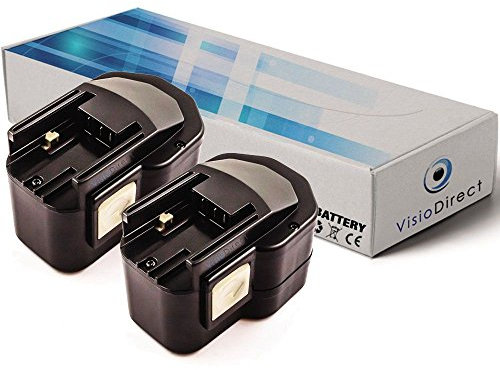 Lot de 2 Batteries pour AEG BEST12BBPB perceuse visseuse 12V 2000mAh - Visiodirect -