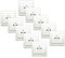 LOT 10 Prises 2P+T Blanc Delta Iris + Plaques Basic Blanc