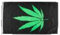 Flagge Cannabis schwarz - 90 x 150 cm