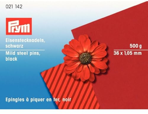 Prym - Prym Steel Black (1.05 x 36mm) Headpins - 1 Unit
