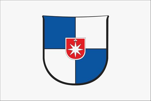 U24 Aufkleber Norderstedt Flagge Fahne 8 x 5 cm Autoaufkleber Sticker