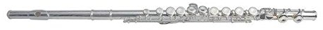 Armstrong FL650E Querflöte, Silber, C Dur, Modern, Nickelsilber, Inkl. Zubehör