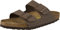 Birkenstock Arizona, Sandali unisex adulto, Marrone (Mocca Nubuk), 43 (Normale)